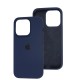 Чохол для iPhone 14 Pro Silicone Full синій / deep navy