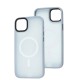 Чохол для iPhone 14 Plus WAVE Matte Colorful MagSafe blue