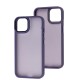 Чохол для iPhone 14 Metal Bezel фіолетовий