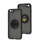 Чохол для iPhone 6 LikGus Edging Ring чорний