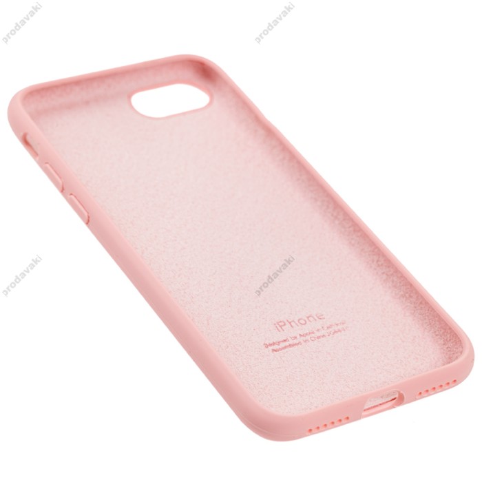 Чохол для iPhone 7 / 8 Silicone Full рожевий / light pink