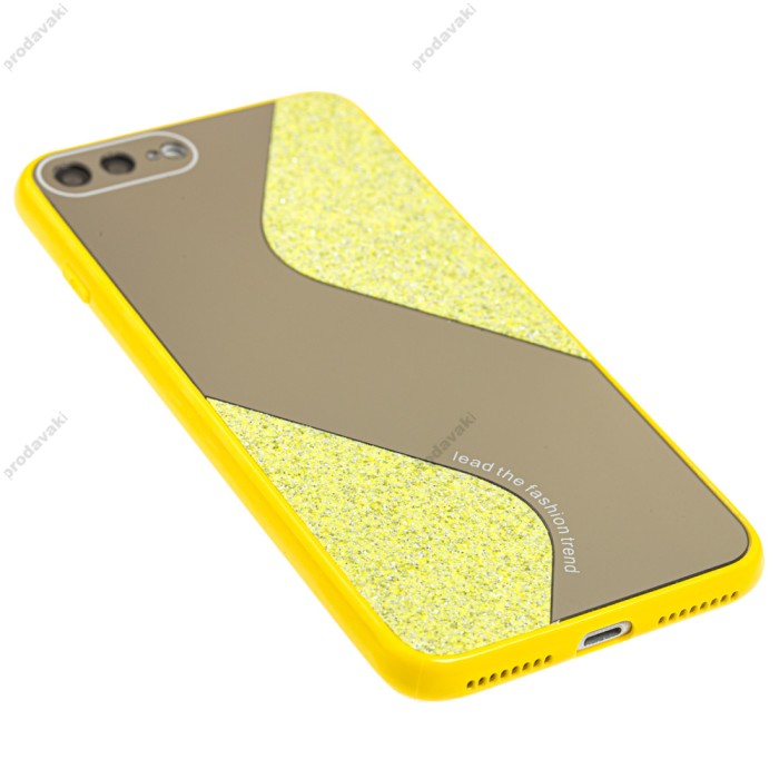 Чохол для iPhone 7 Plus / 8 Plus Shine mirror жовтий