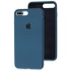Чохол для iPhone 7 Plus / 8 Silicone Slim Full camera cosmos blue