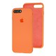 Чохол для iPhone 7 Plus / 8 Plus Silicone Full помаранчевий / papaya