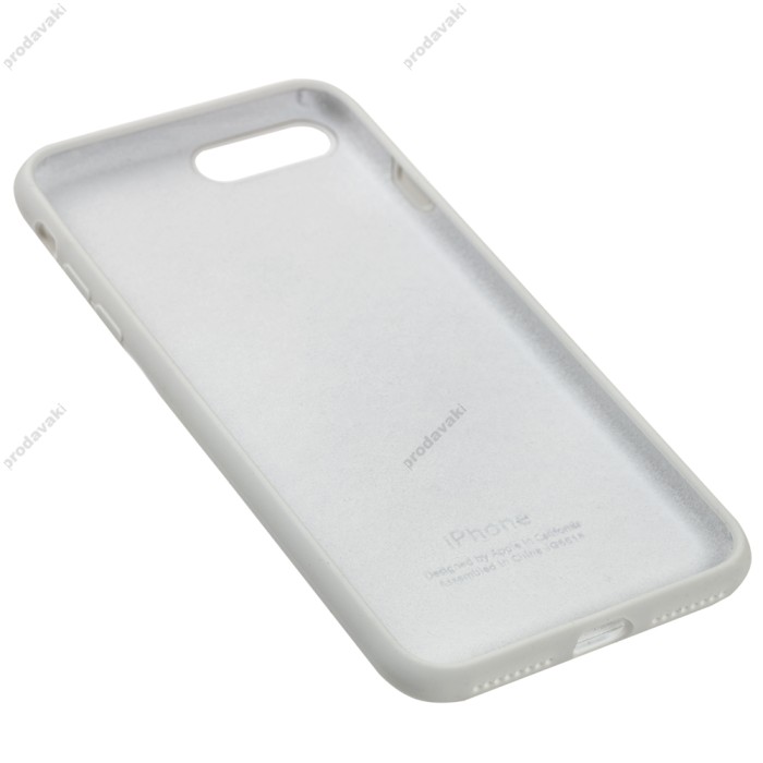 Чохол для iPhone 7 Plus / 8 Silicone Full білий