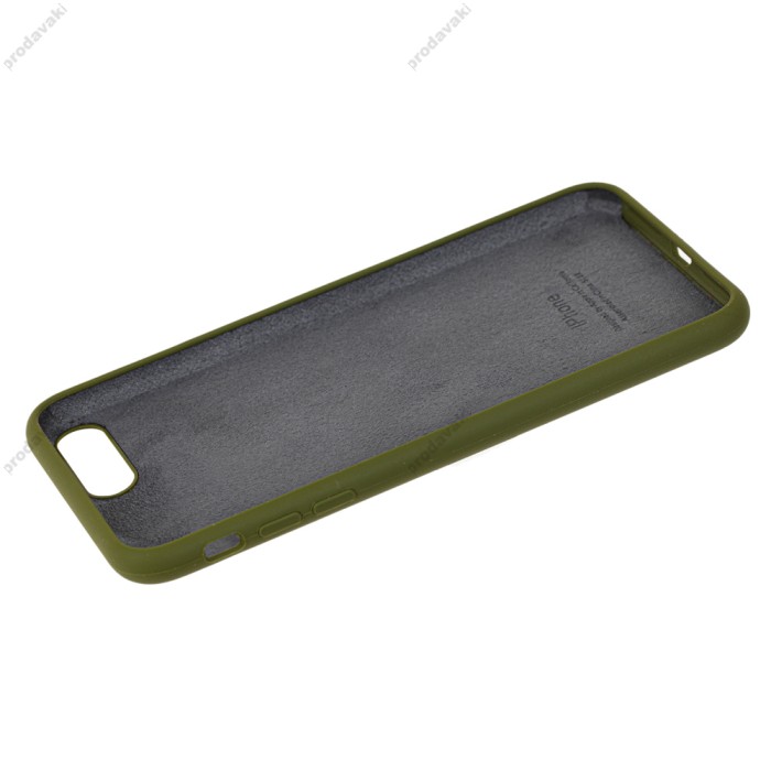 Чохол для iPhone 7 Plus / 8 Plus Silicone Full зелений / army green