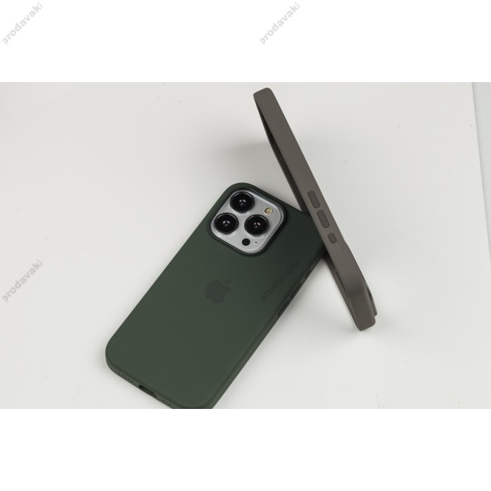 Чохол для iPhone 15 Pro MagSafe Silicone Full Size winter blue