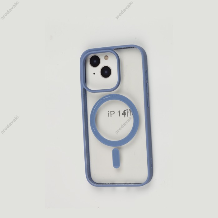 Чохол для iPhone 15 Pro Berlia Color MagSafe sierra blue