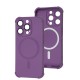 Чохол для iPhone 15 Pro WAVE Silk Touch WXD MagSafe purple