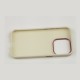 Чохол для iPhone 15 Pro Metal Bezel бежевий