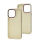 Чохол для iPhone 15 Pro Max Metal Bezel бежевий