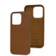Чохол для iPhone 15 Pro Leather with MagSafe saddle brown