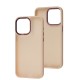 Чохол для iPhone 15 Pro Max Metal Bezel персиковий