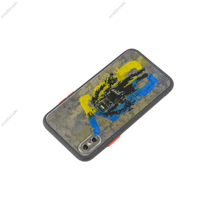 Чохол для iPhone X / Xs WAVE Ukraine Shadow Matte armed forces of ukraine