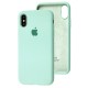 Чохол для iPhone X / Xs Silicone Full бірюзовий / beryl