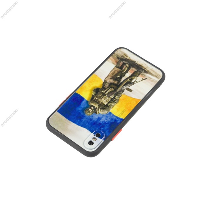 Чохол для iPhone X / Xs WAVE Ukraine Shadow Matte protector of children
