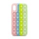 Чохол для iPhone X / Xs Pop it colors антистрес дизайн 6