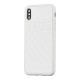 Чохол для iPhone X / Xs off-white leather білий