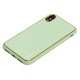 Чохол для iPhone X / Xs Leather Xshield pistachio
