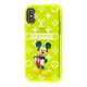 Чохол для iPhone X / Xs Neon print Міккі Маус supreme