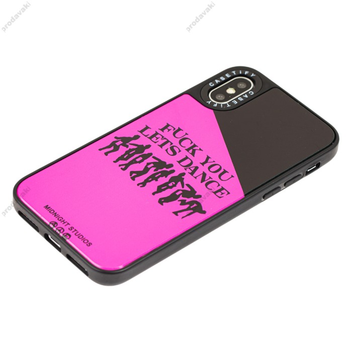 Чохол для iPhone X / Xs Colorful Rainbow фіолетовий