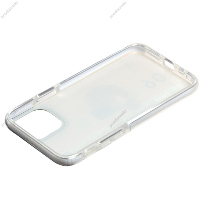 Чохол для iPhone X / Xs мармур біло-блакитний