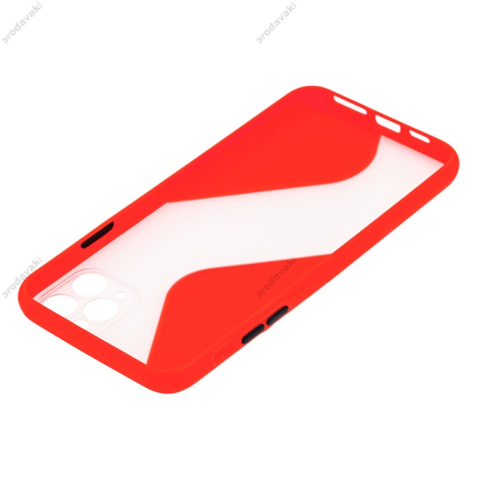 Чохол для iPhone X / Xs off-white leather рожевий