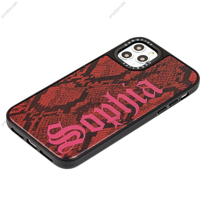 Чохол для iPhone X / Xs glass метелика