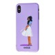 Чохол для iPhone X / Xs ArtStudio Girls Power "girl" бузковий