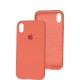 Чохол для iPhone X / Xs Silicone Full помаранчевий / pink citrus