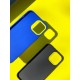 Чохол для iPhone X / Xs Bichromatic brown burgundy / yellow