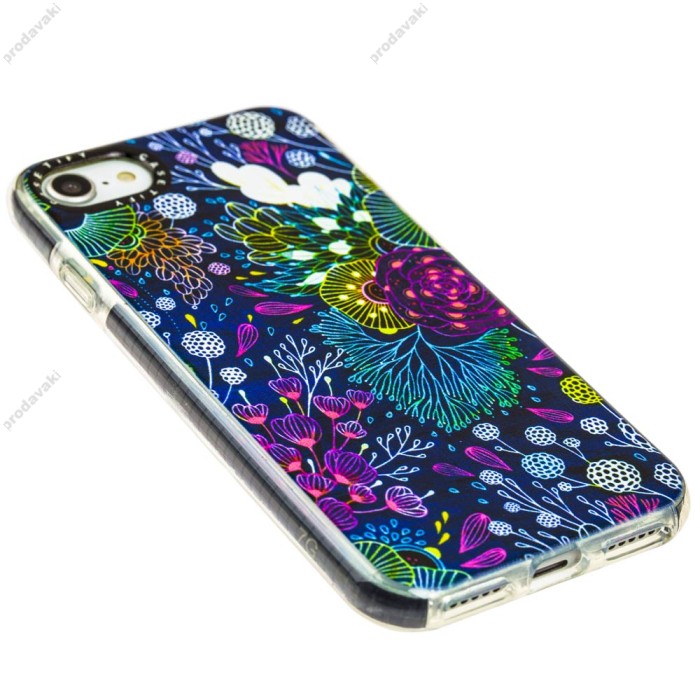 Чохол для iPhone X / Xs Neon print ромашка