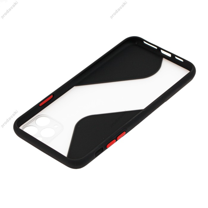 Чохол для iPhone X / Xs off-white leather чорний