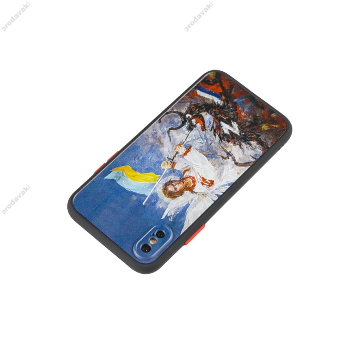 Чохол для iPhone X / Xs WAVE Ukraine Shadow Matte occupiers away
