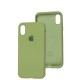 Чохол для iPhone X / Xs Silicone Full м'ятний / mint