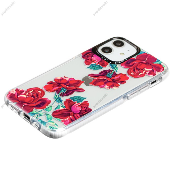 Чохол для iPhone X / Xs мармур фіолетово-жовтий