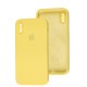 Чохол для iPhone X / Xs Square Full camera жовтий / canary yellow