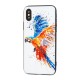 Чохол для iPhone X / Xs акварель "папуга"