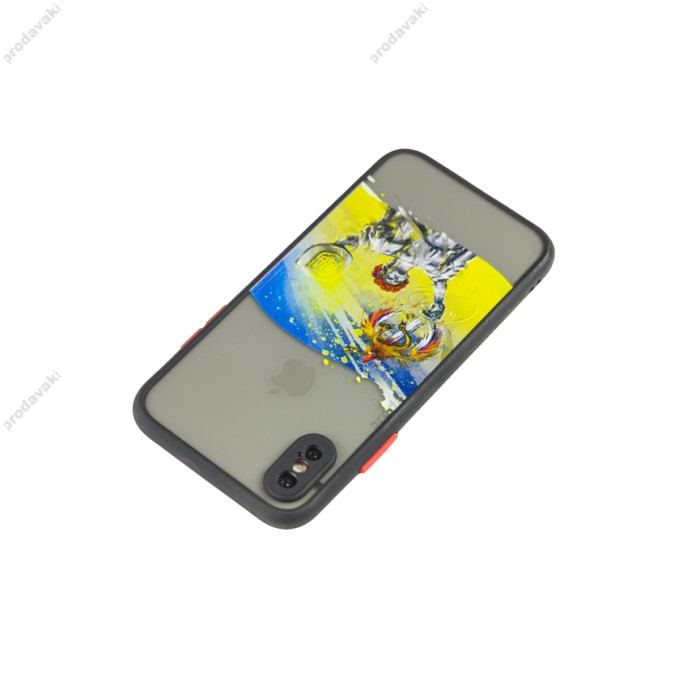 Чохол для iPhone X / Xs WAVE Ukraine Shadow Matte motherland