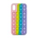 Чохол для iPhone X / Xs Pop it colors антистрес дизайн 2
