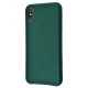 Чохол для iPhone Xs Max Leather Case (Leather) зелений ліс