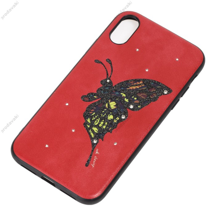 Чохол для iPhone Xs Max Silicone Full помаранчевий / papaya