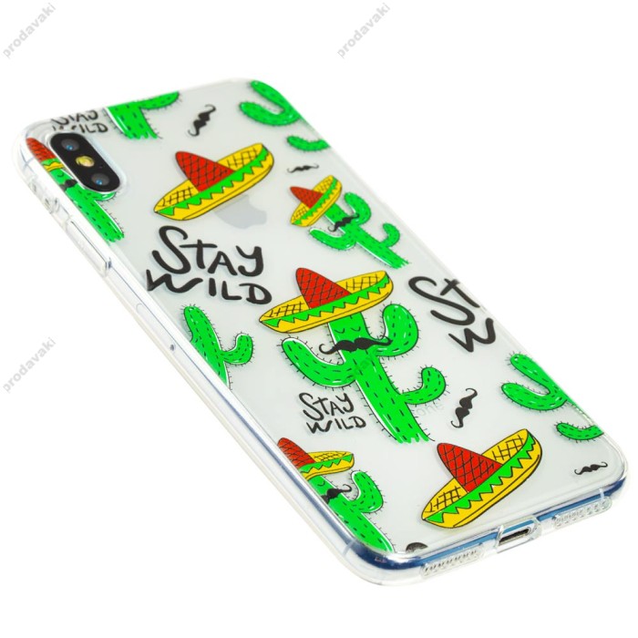 Чохол для iPhone Xs Max Lovely "кактуси"