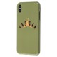 Чохол для iPhone Xs Max IMD оливковий