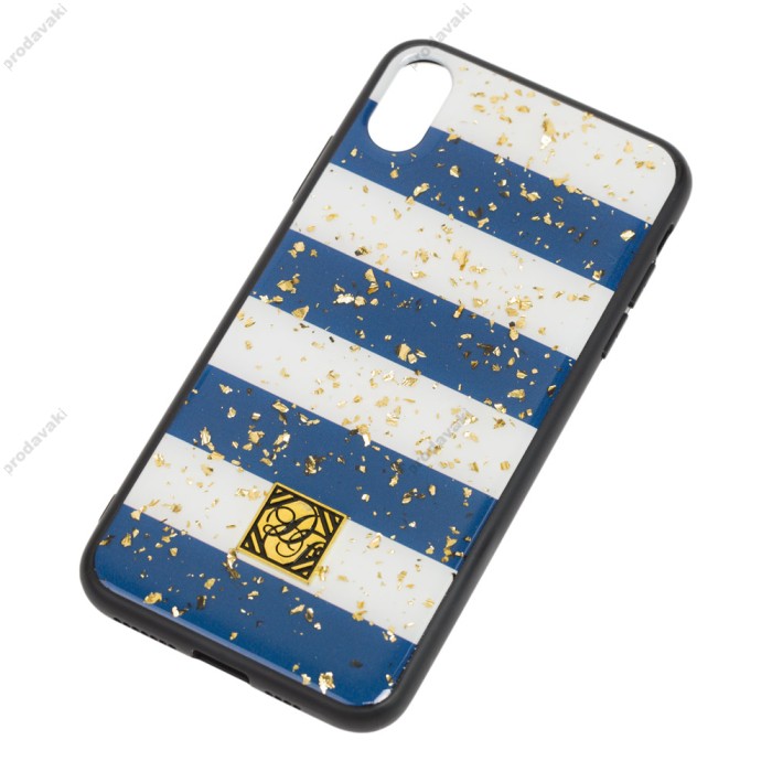 Чохол для iPhone Xs Max Confetti біло-синій