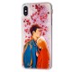 Чохол для iPhone Xs Max блискітки вода "girl and boy forever"