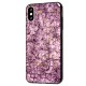 Чохол для iPhone Xs Max New мармур фіолетовий з цукерки