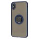 Чохол для iPhone Xs Max LikGus Edging Ring синій