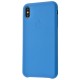 Чохол iPhone Xs Max Leather Case (Leather) синій плащ