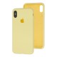 Чохол iPhone Xs Max Silicone Full жовтий / mellow yellow